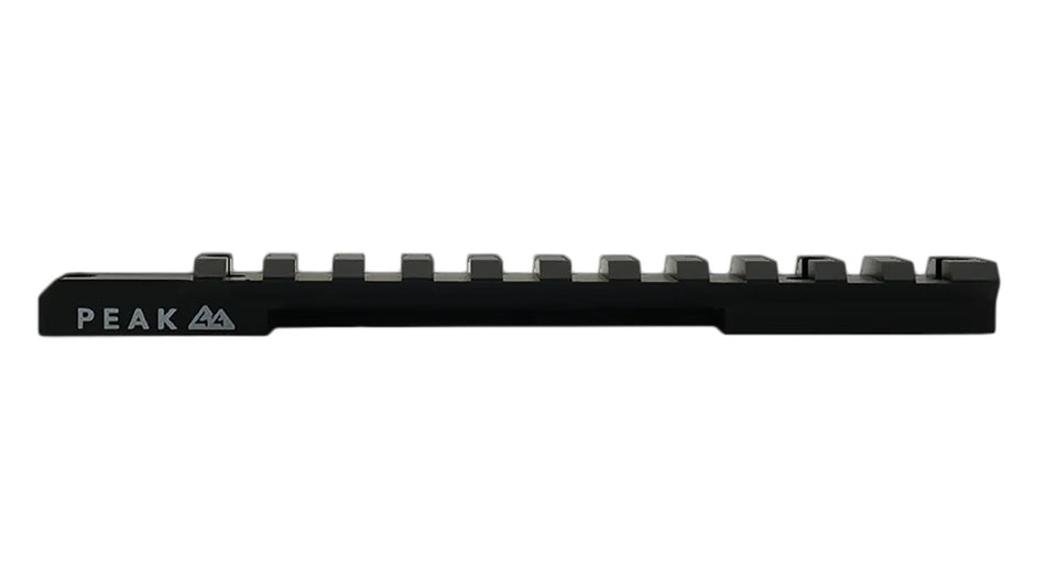 Weatherby J010002 PEAK 44 JRail Picatinny Weaver Mount for Mark V 6-Lug Standard Action Black