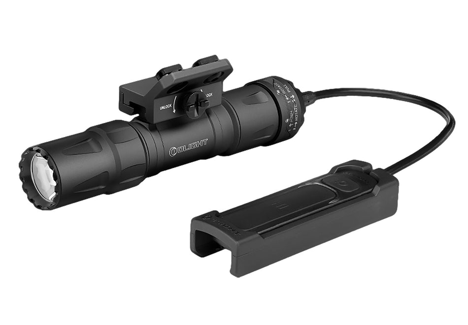 Olight Odin S Matte Black M-Lok Rail-Mount Weapon Light 1,500 Lumens 250 Meters