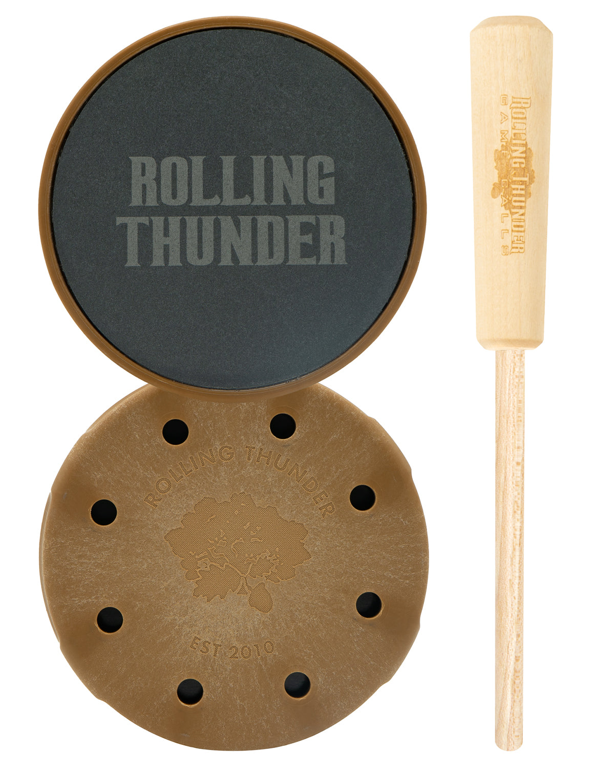 Rolling Thunder TCP-TDS Turkey Thunderdome Slate Pot Call and Striker Set
