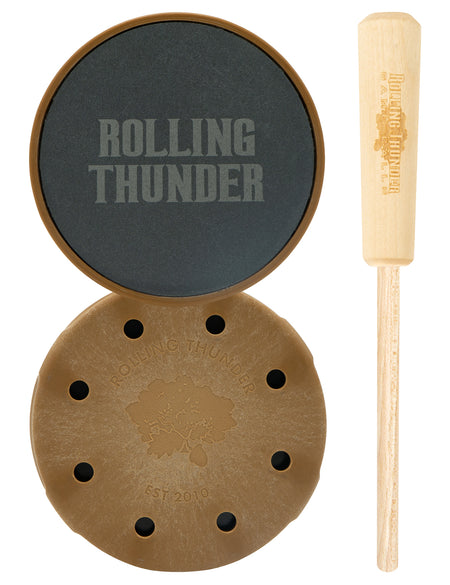 Rolling Thunder TCP-TDS Turkey Thunderdome Slate Pot Call and Striker Set