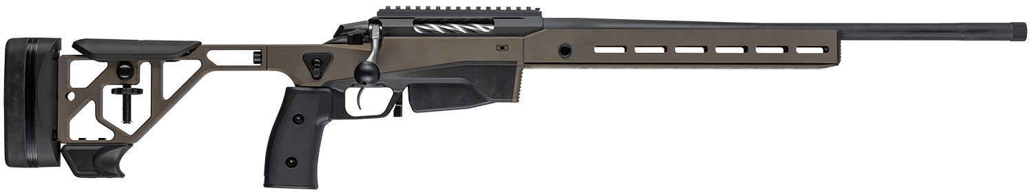 Tikka JRTXAGM38224 T3x Ace Game 6.5 Creedmoor 10+1 24" Fluted Threaded Barrel, Bronze Cerakote Picatinny Rail Aluminum Receiver, M-LOK Handguard, Adjustable Aluminum Stock, Black Polymer Grip