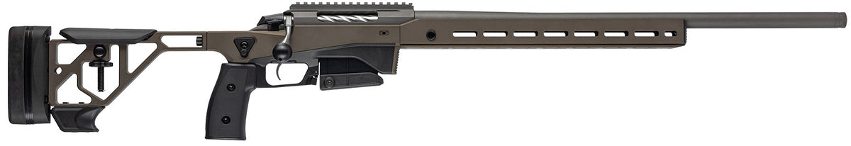 Tikka JRTXATM31624 T3x Ace Target 308 Win 10+1 24" Threaded Barrel, Bronze Cerakote Picatinny Rail Receiver, M-LOK Handguard, Adjustable Black Stock, Black Polymer Grip