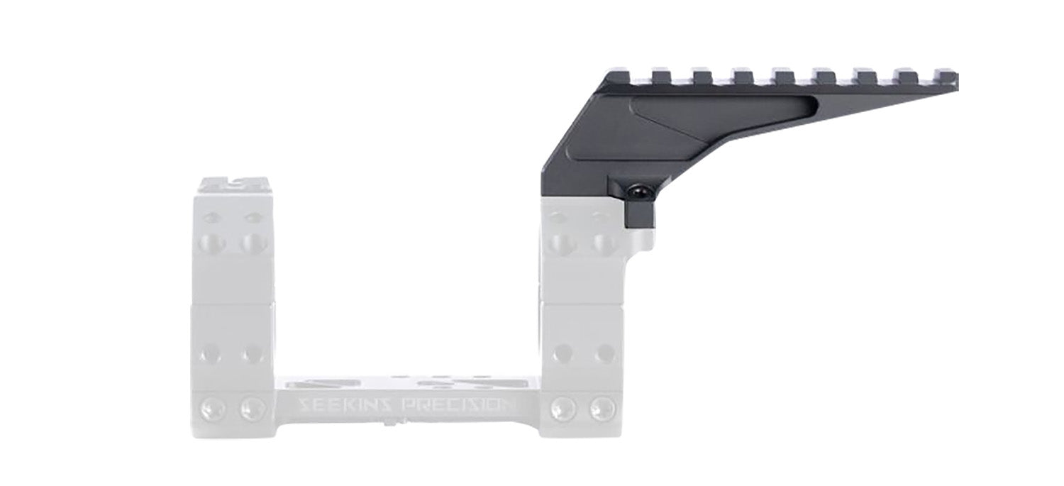 Seekins Precision 0010650166-F X-Cap 45-Degree Offset Side Rail Black Aluminum