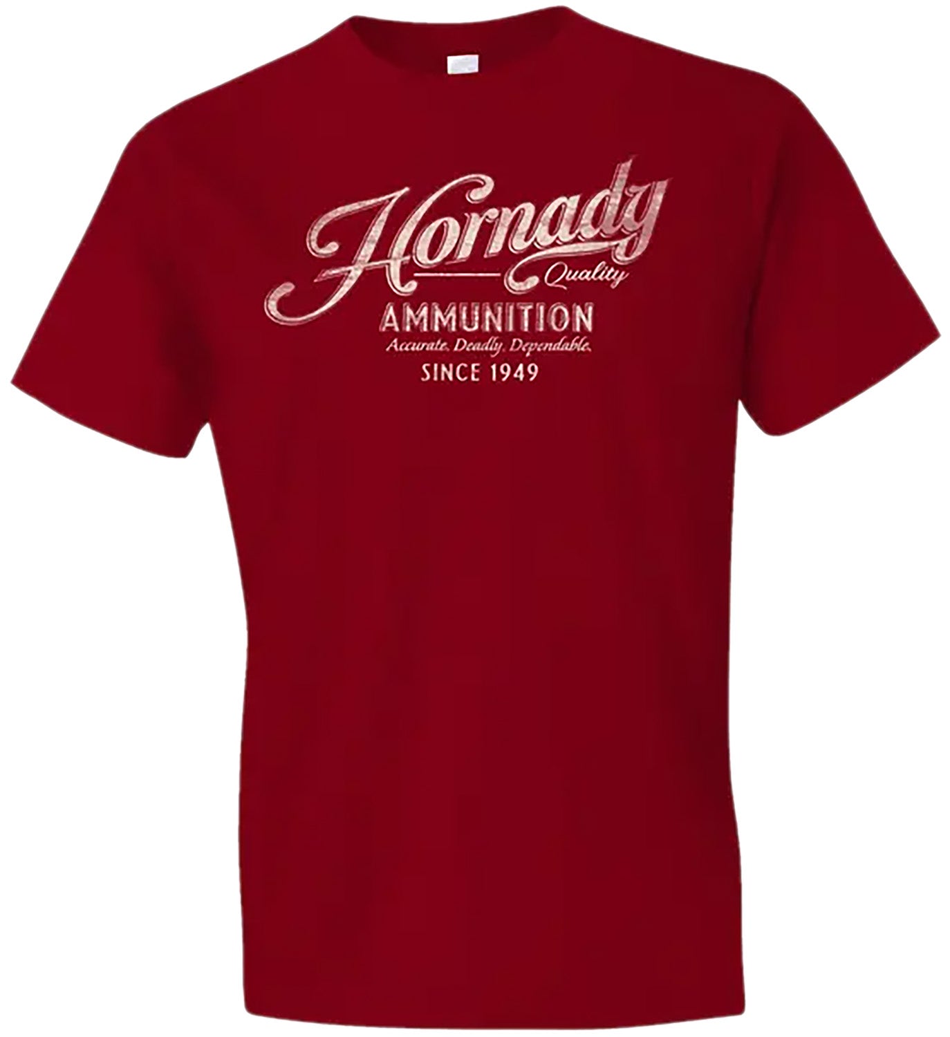 Hornady Gear Vintage Script Red Semi-Fitted Cotton Shirt Large