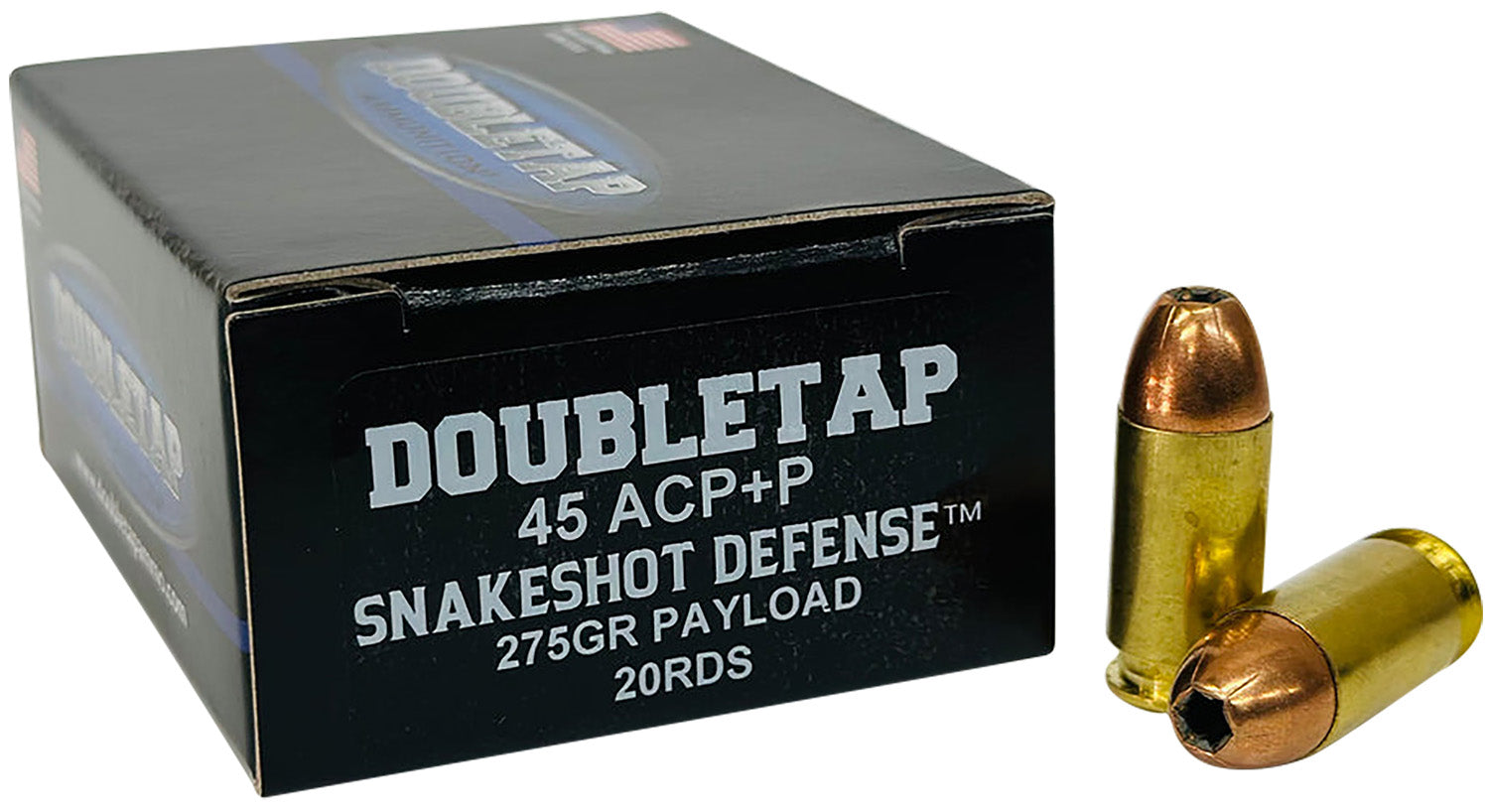 DoubleTap .45 ACP/Auto  245 grain Jacketed Hollow Point ammunition