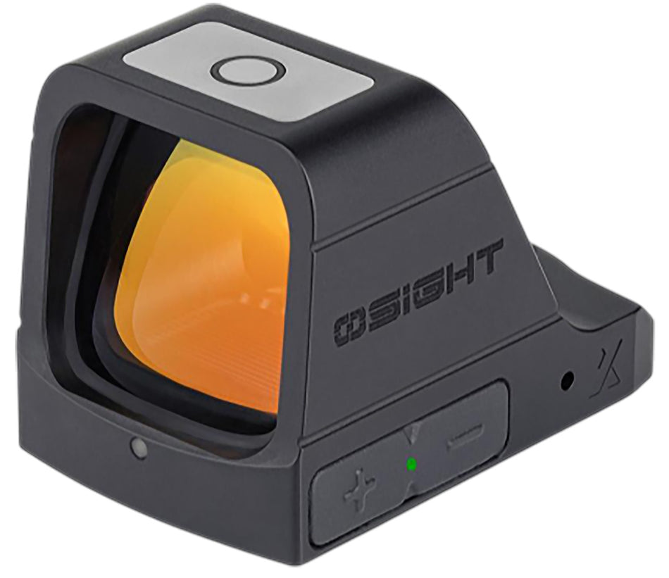 Osight X Black Anodized Reflex Sight 1x 3 MOA Dot Plus 32 MOA Circle