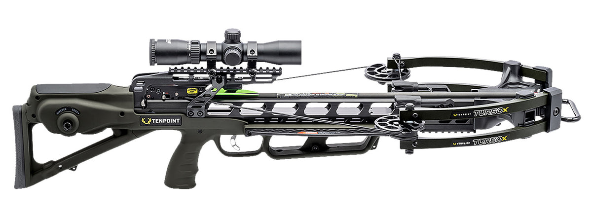 TenPoint CB250201549 Turbox Moss Green 230 Draw Weight 33.25" Crossbow