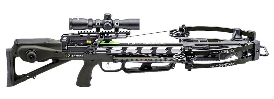 TenPoint CB250201549 Turbox Moss Green 230 Draw Weight 33.25" Crossbow
