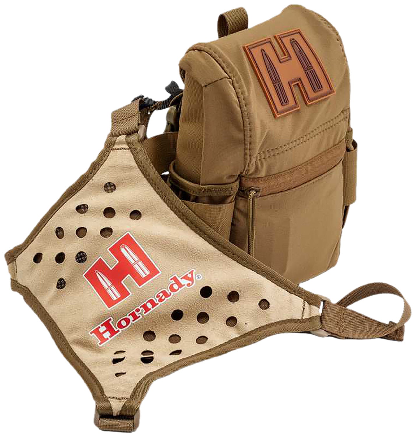 Hornady Bino Case 99163 Tan Harness with Magnetic Closure
