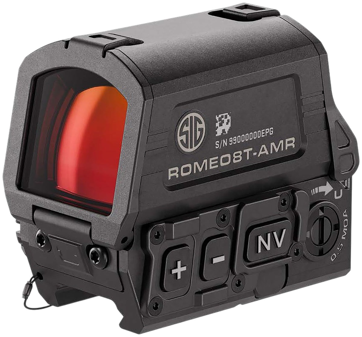 Sig Sauer Romeo8T AMR Matte Black 1x40mm Quad Ballistic Reticle Rifle Red Dot Sight