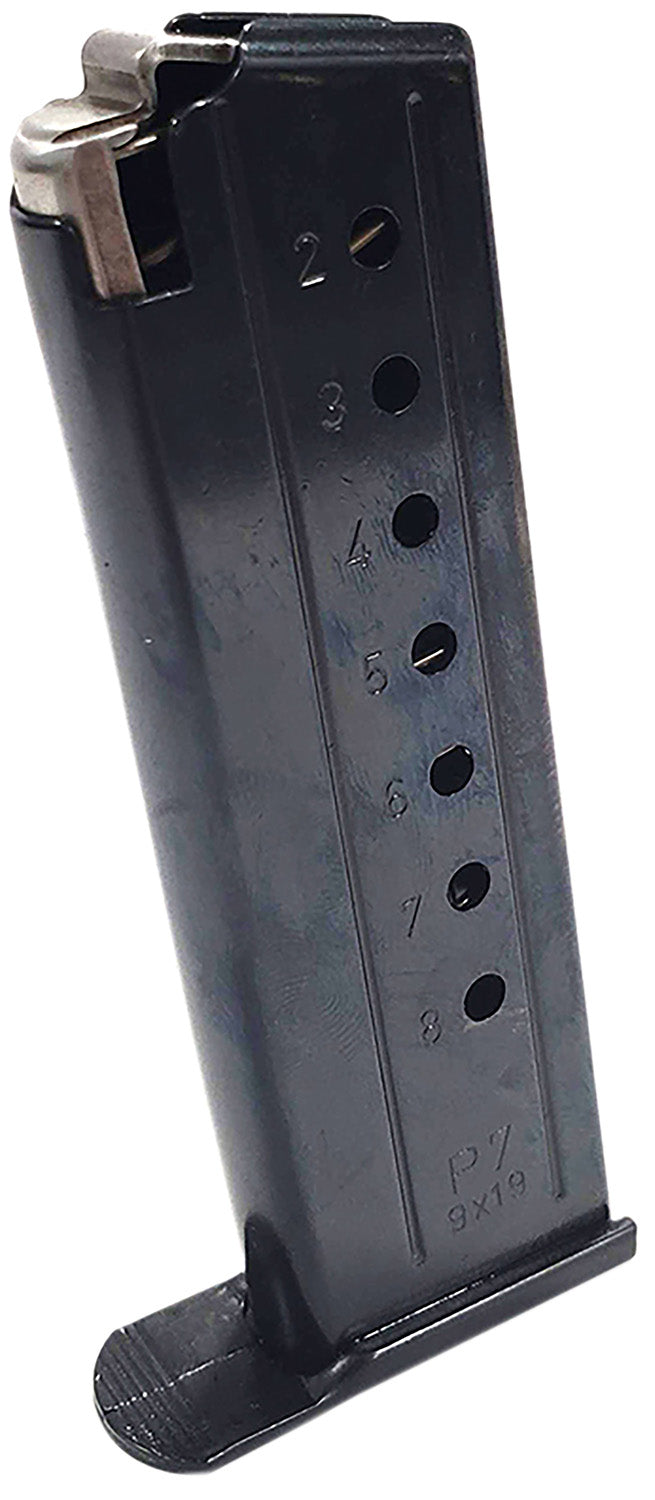 HK 221917S P7PSP 9mm 8rd Steel Magazine - Black