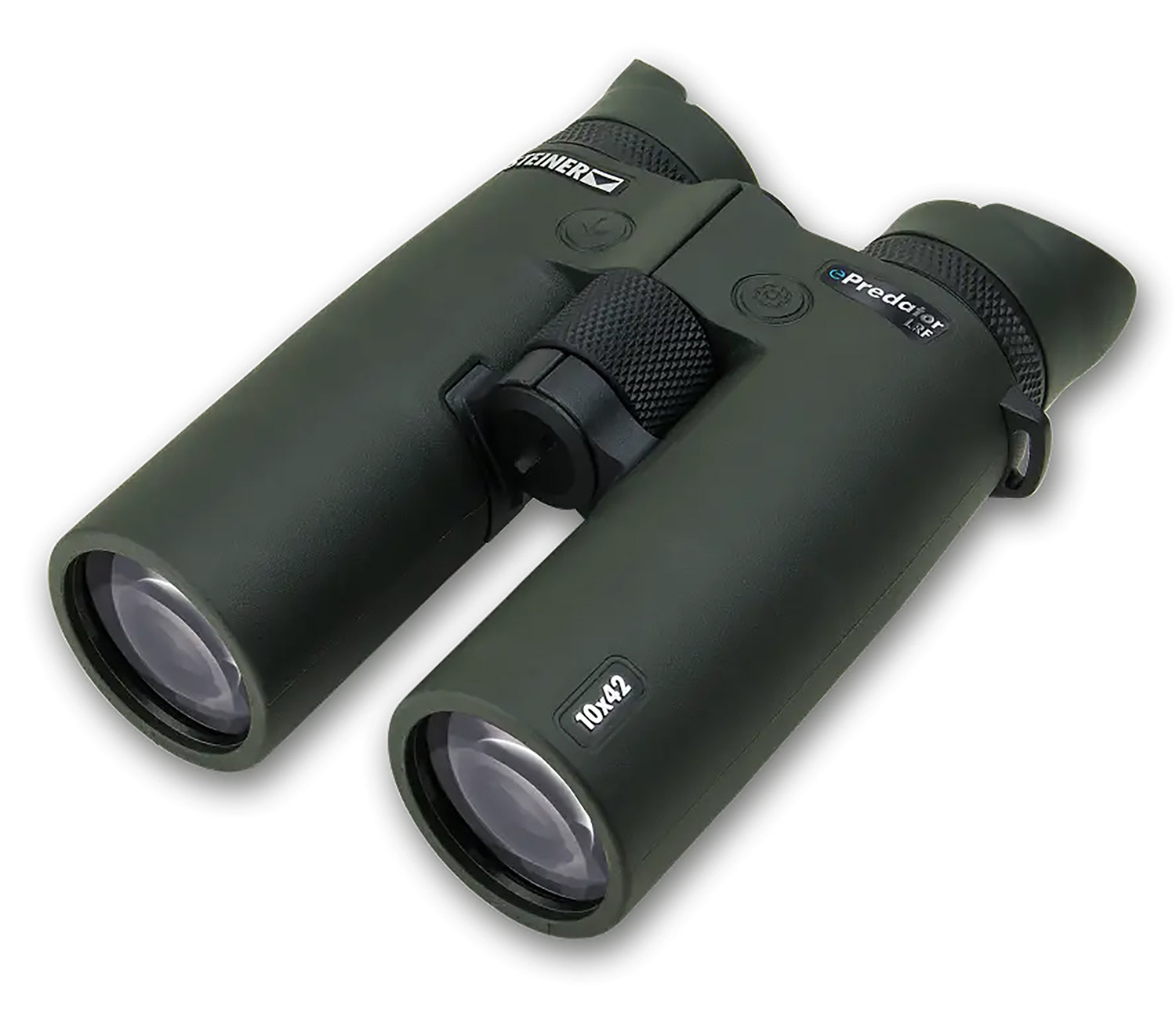 Steiner 2060 ePredator 10x42mm LRF Binocular, Integrated Laser Rangefinder, Fast-Close Focus, Black
