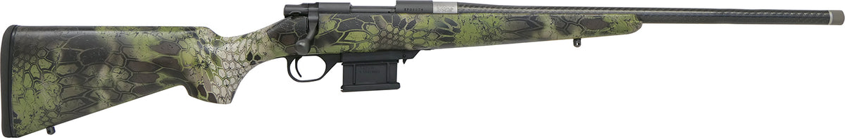 Howa HCE6ARCKAC 1500 Carbon Elevate 6mm ARC 20" Carbon Fiber/Stainless Steel Threaded Barrel, Black Steel Drilled & Tapped Receiver, Kryptek Altitude Fixed Stocky's Synthetic Stock, Right Hand