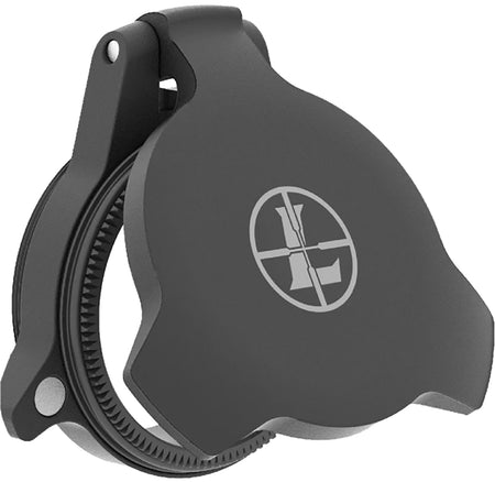 Leupold 114756 Alumina 24mm Objective Screw-On Flip-Open Scope Cover Black