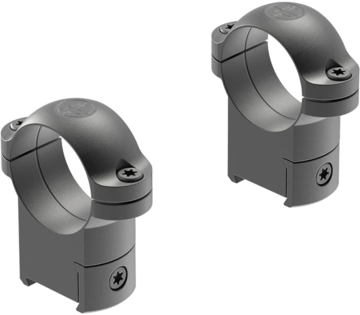 Leupold 177364 1" High Steel Ringmounts Black Fits CZ 527