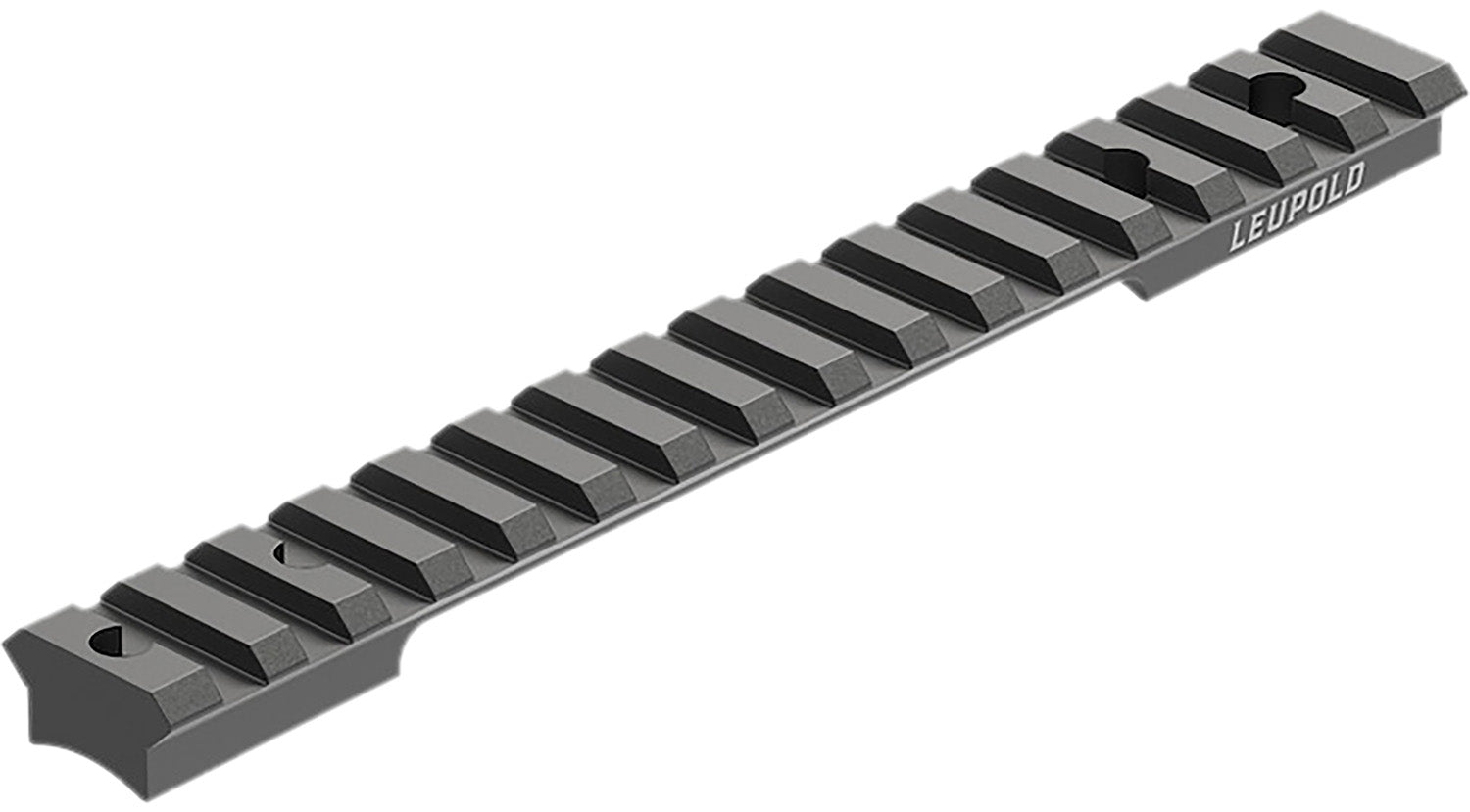 Leupold BackCountry Cross-Slot Scope Base 185341 Long Action 20 MOA Black 7075-T6 Aluminum