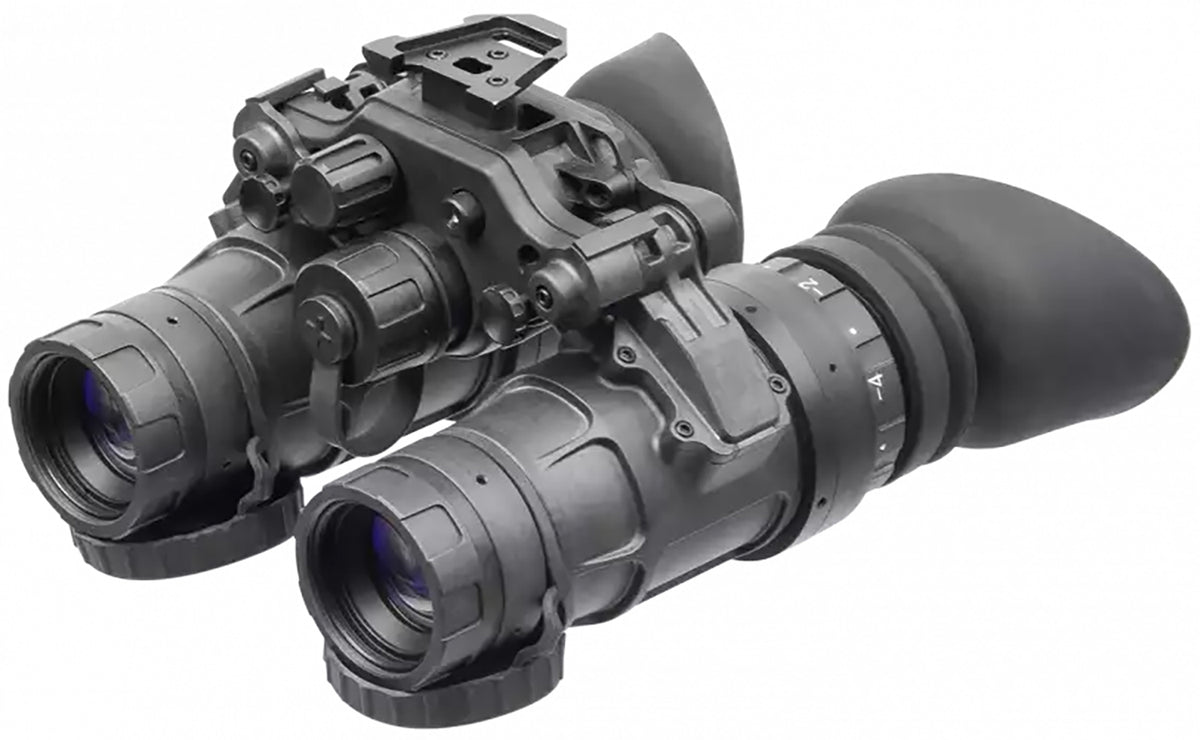 AGM UNVG 1x Night Vision Goggle System Black 64-72 lp/mm Gen 2+/3 Compatible