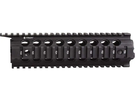 Troy SRAI-DID-D9BT-00 Mid Length Enhanced 9" Drop-In BattleRail Black