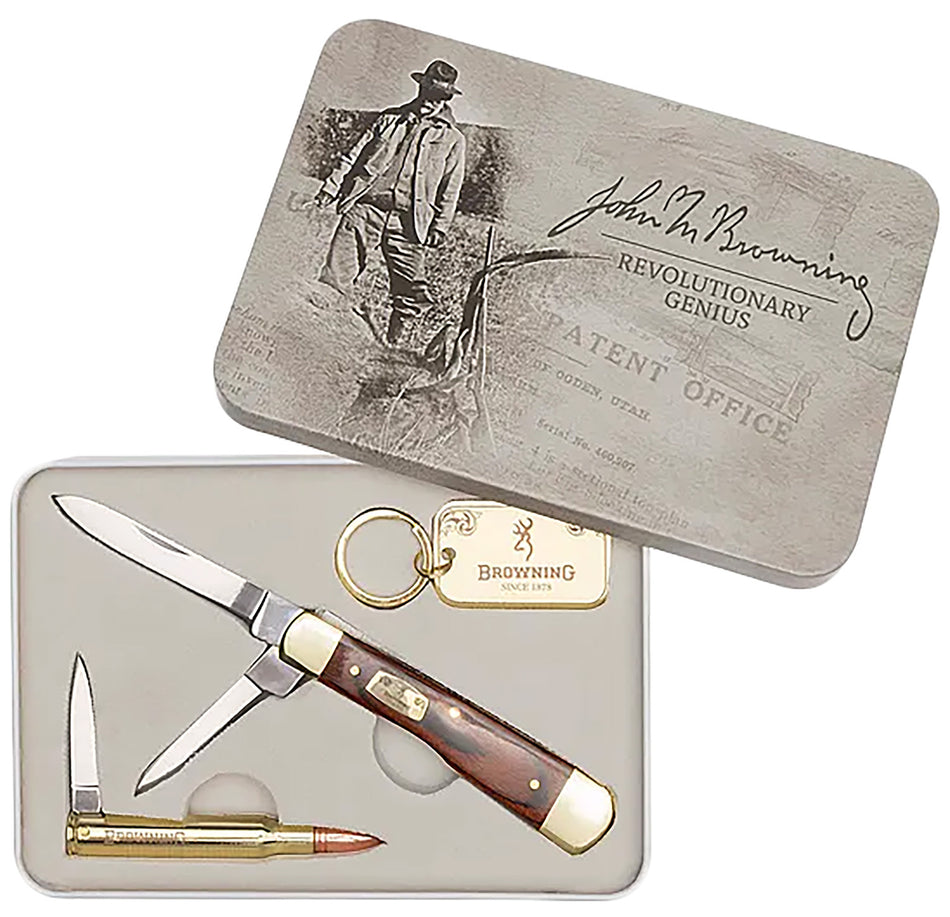Browning 003220576 Knife Tin John M. Browning 25th Anniversary Collectible