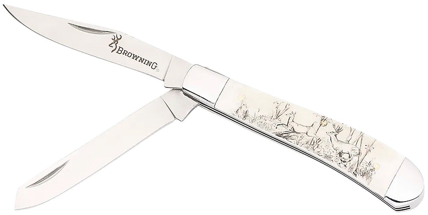 Browning 3220578B Whitetail Trapper Knife Boxed Set