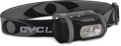 GSM Cyclops Titan XP Headlamp with LED - Black and Grey