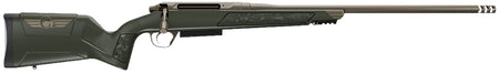 Christensen Arms 8011503600 Evoke 7mm BC 3+1 16.25" Bronze Cerakote Threaded Barrel, Bronze Cerakote Steel Drilled & Tapped Receiver, Picatinny Rail Forend, Gray w/Bronze Logo Polymer Stock
