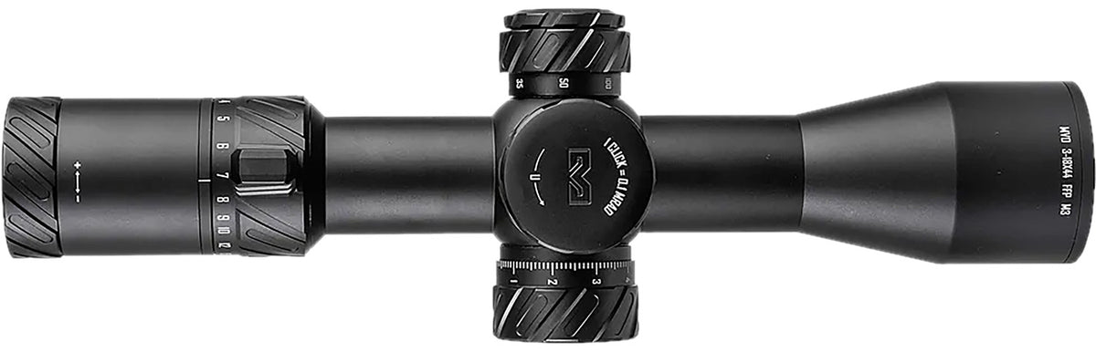 Meprolight USA 901246703 MVO 3-18x44mm 34mm Tube M3 MIL Illuminated Green/Red Reticle Riflescope Black