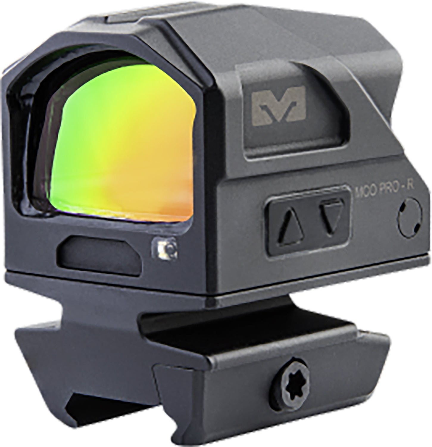 Meprolight USA 901142372 MCO Pro Matte Black 1x Closed Emitter 3-Segment Reticle Sight