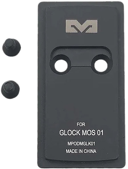 Meprolight 901141020 MPO PRO-F Pistol Optic Adapter Plate Matte Black Glock MOS Standard