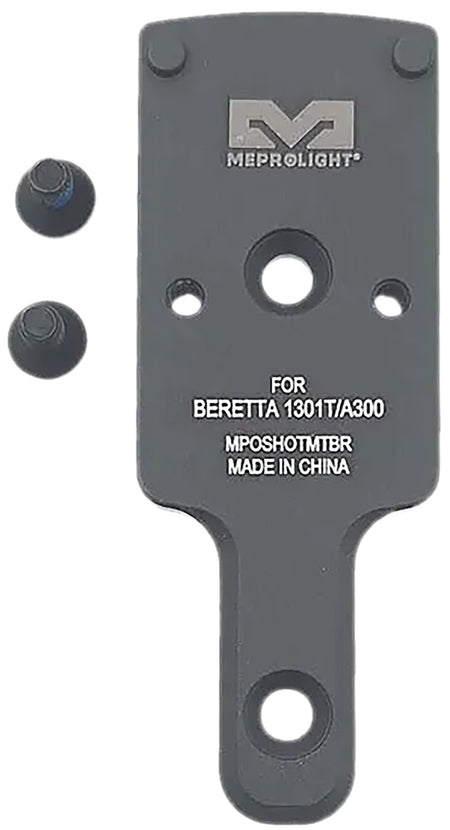 Meprolight 901141041 Shotgun Optic Adapter Plate Matte Black Beretta 1301T A300 RMR Footprint