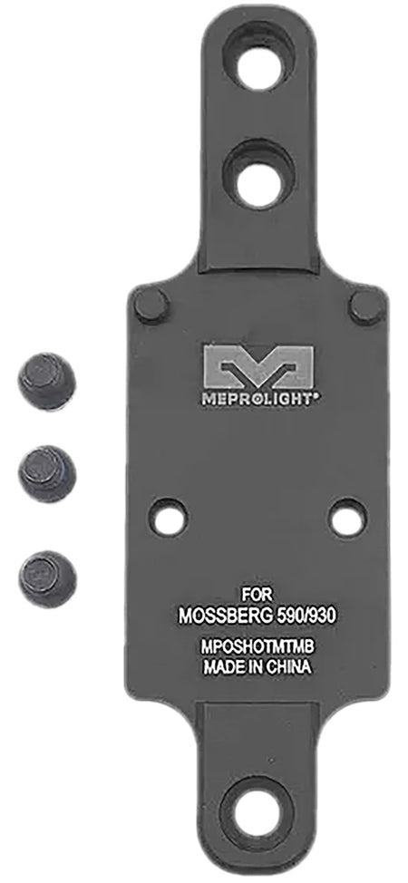 Meprolight 901141042 Shotgun Optic Adapter Plate Matte Black Mossberg 930 590 RMR Footprint