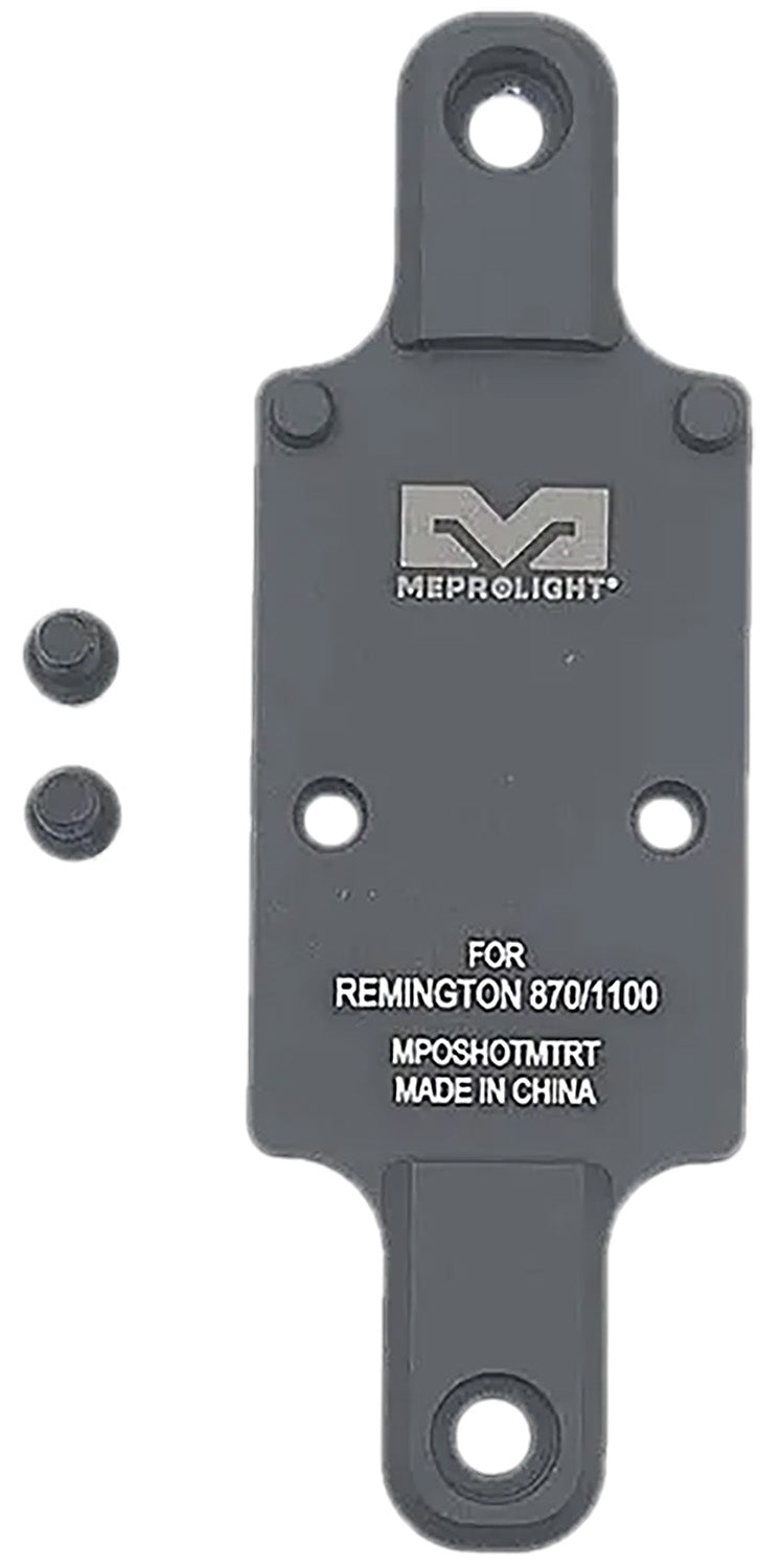Meprolight 901141043 Shotgun Optic Adapter Plate Matte Black Remington 870 RMR Footprint