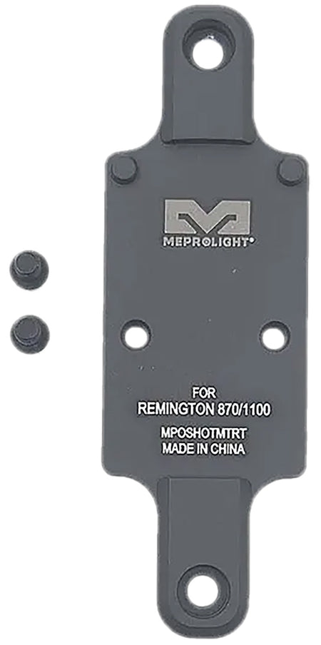 Meprolight 901141043 Shotgun Optic Adapter Plate Matte Black Remington 870 RMR Footprint