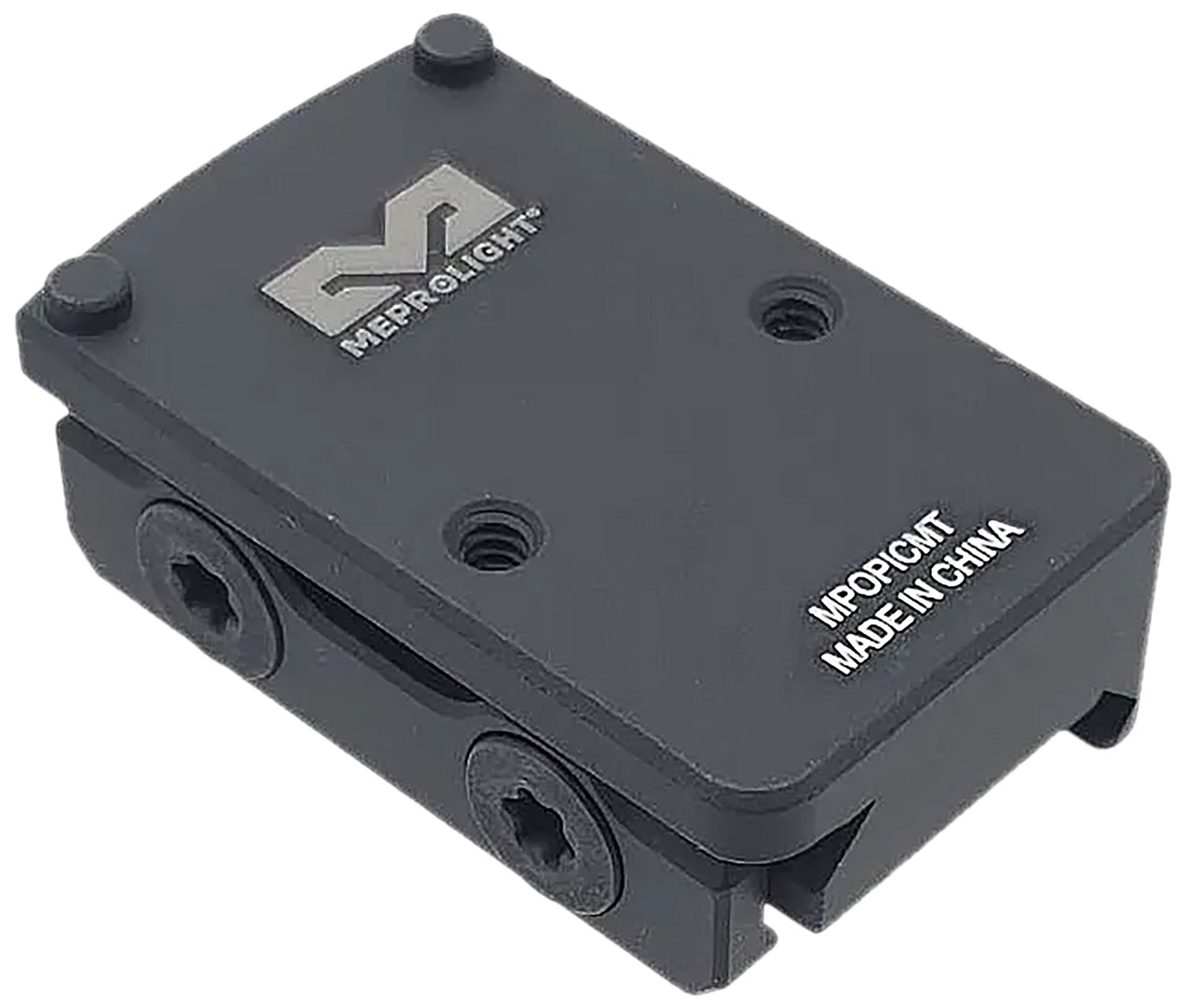Meprolight 901141044 Matte Black Aluminum RMR Footprint Picatinny Rail Riser Mount