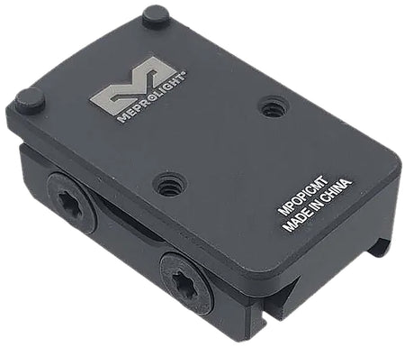 Meprolight 901141044 Matte Black Aluminum RMR Footprint Picatinny Rail Riser Mount