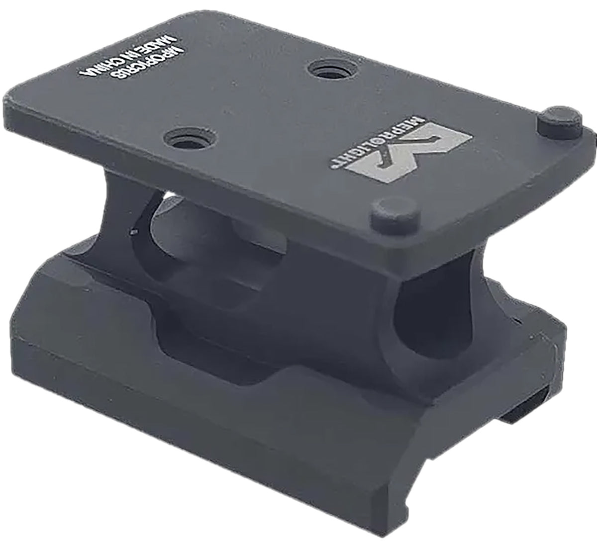 Meprolight 901141045 Matte Black Aluminum RMR Footprint High Riser Picatinny Mount