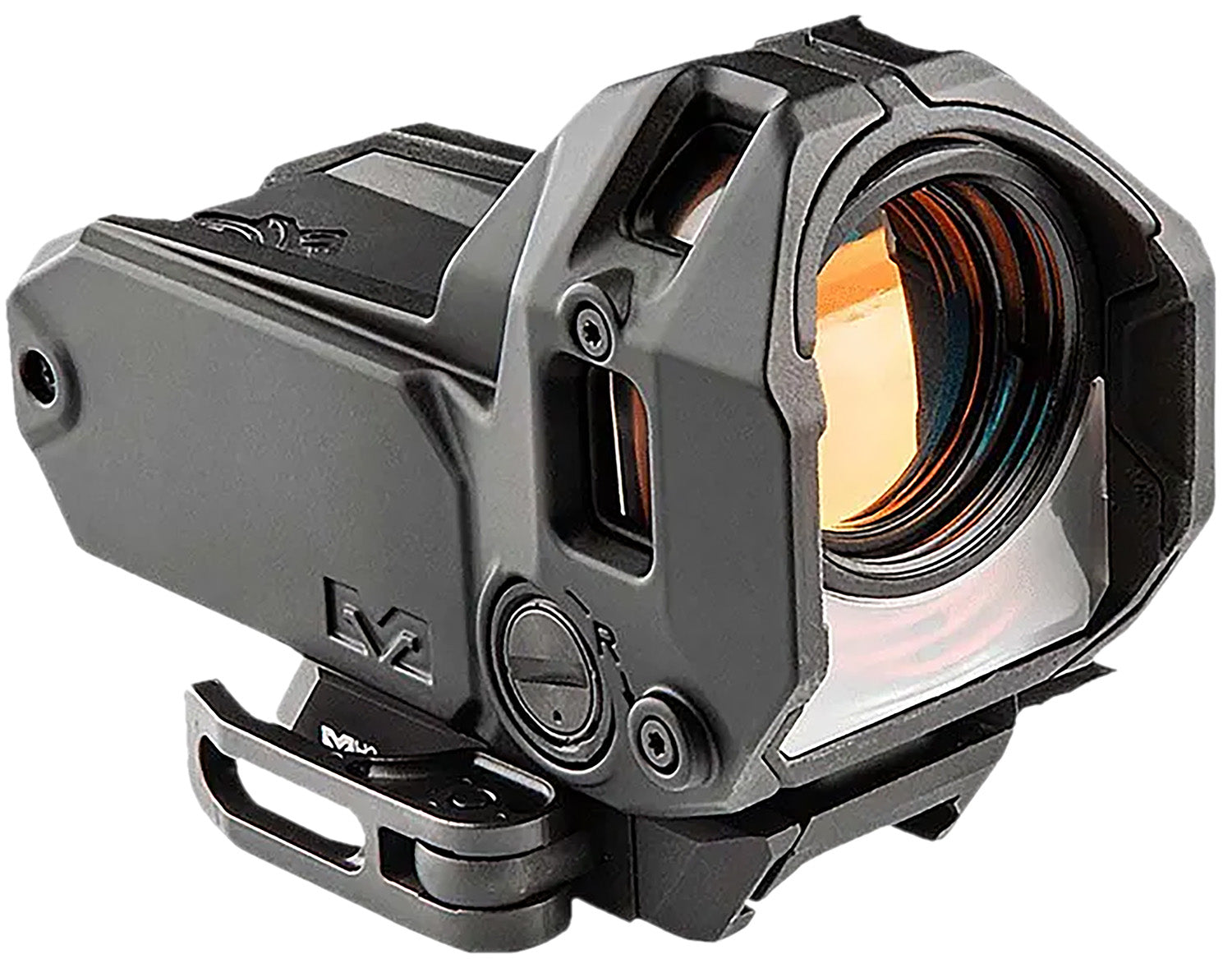 Meprolight USA 56223200 M22 Black 1x Bullseye Amber Reticle, Battery-Free Reflex Sight