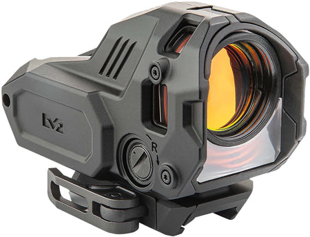 Meprolight USA 56225270 M22 PRO Black 10 MOA Amber Triangle Self-Illuminated Sight