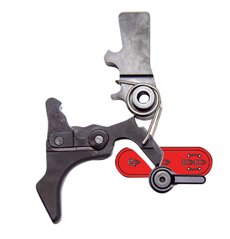 Franklin Armory BFSIII 3-Position Binary Trigger 9mm Curved Fits Ruger PC