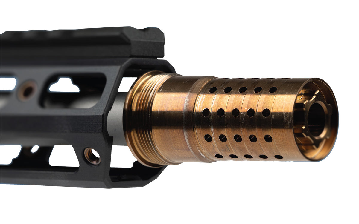 Q LLC CB5/8-248.6 Cherry Bomb 8.6 Blackout Muzzle Brake Steel 5/8"x24 Threads