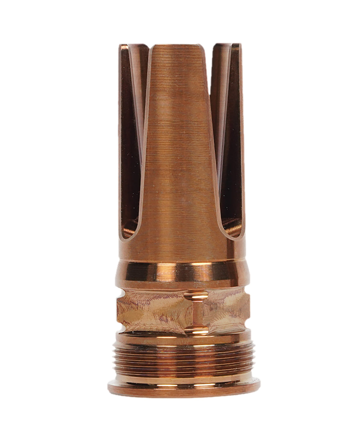Q LLC ACCFH5/8248.6 Flash Hider 8.6 Blackout Muzzle Device Steel 5/8"x24 Threads