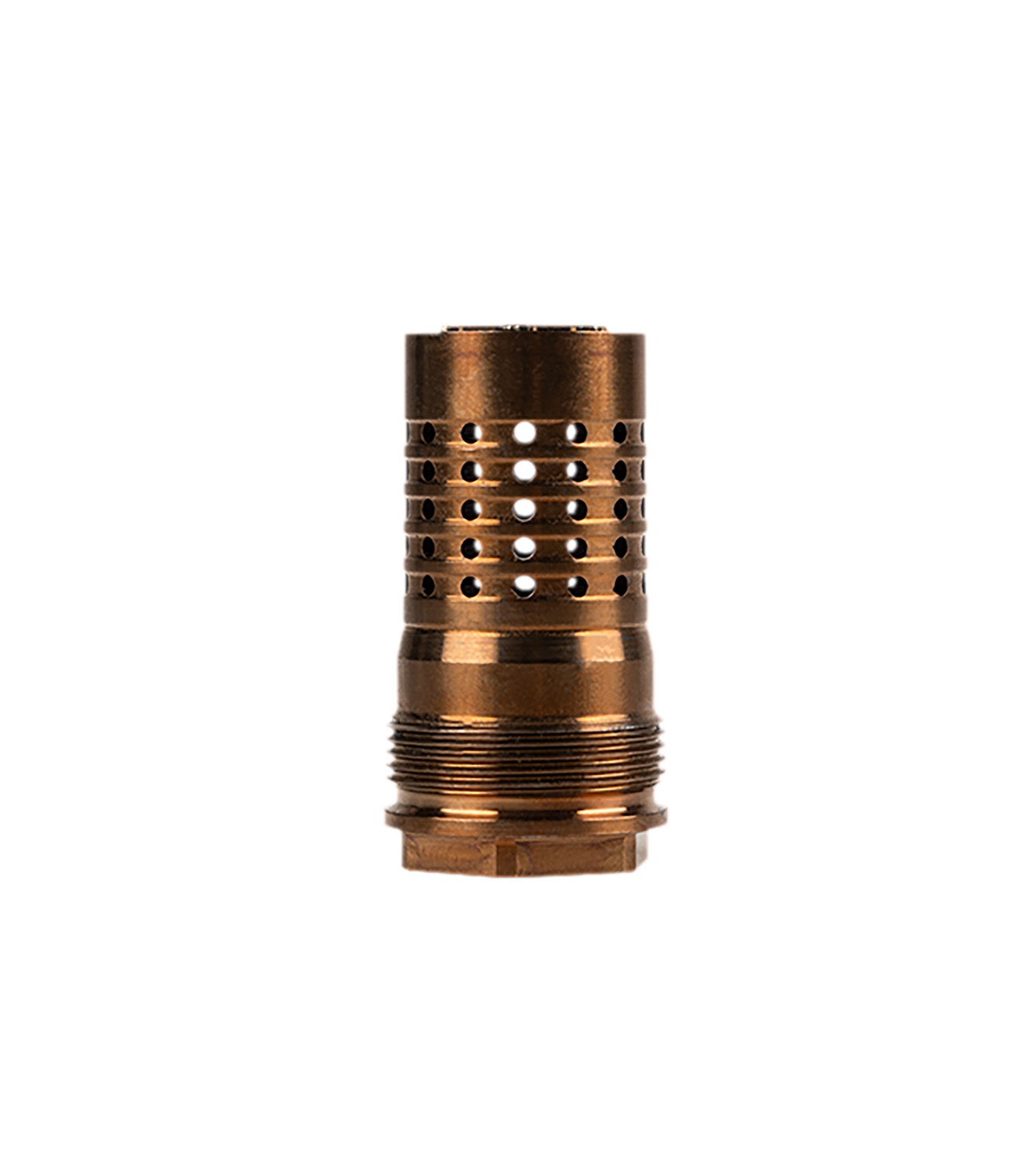 Q LLC RE-CB-1/2X28 Cherry Bomb Rear End 9mm Muzzle Brake Steel 1/2"x28 Threads