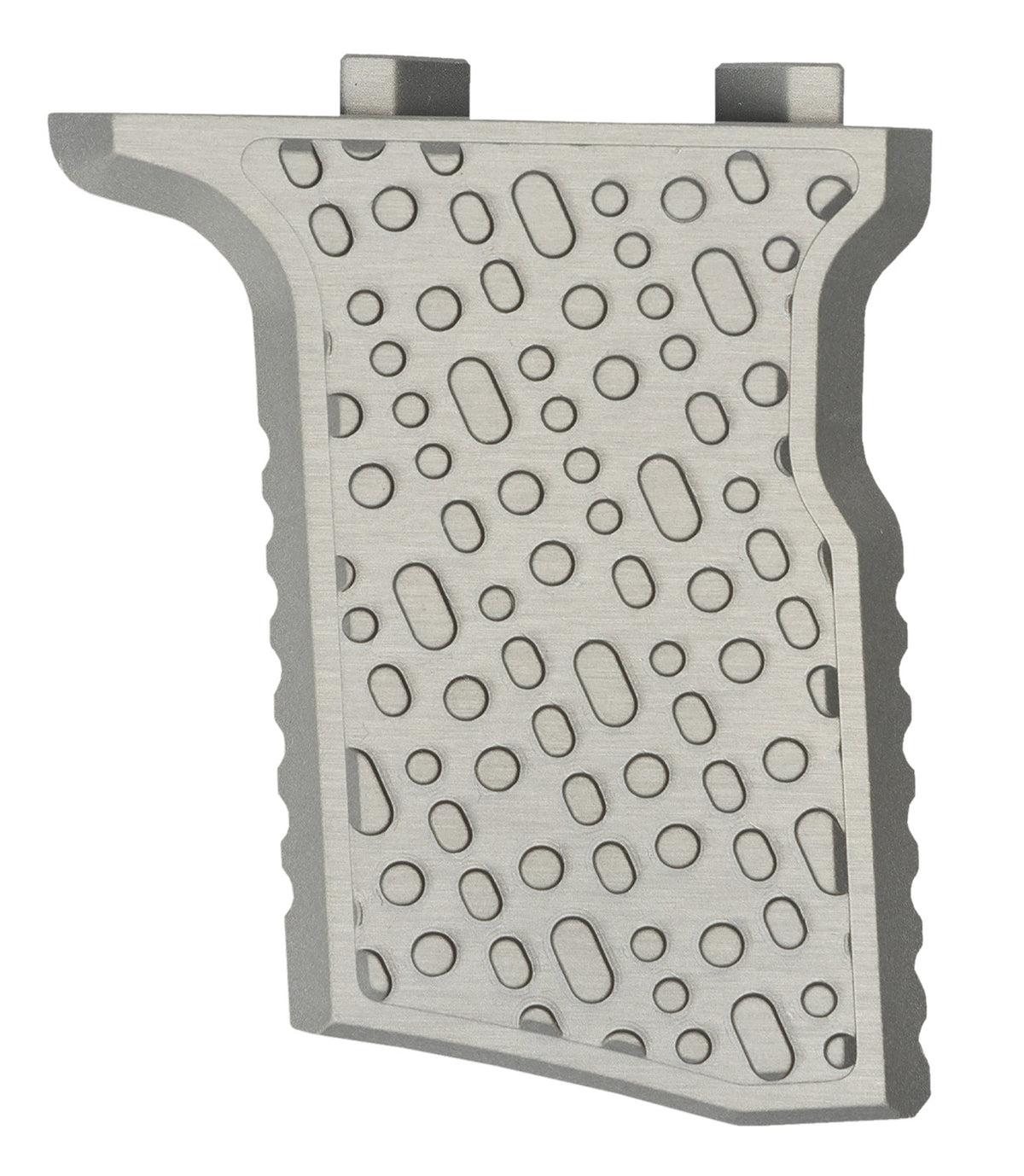 Q LLC ACCQSERTVGAL Deluxe Q-Sert Aluminum Vertical Grip Silver Anodized Finish