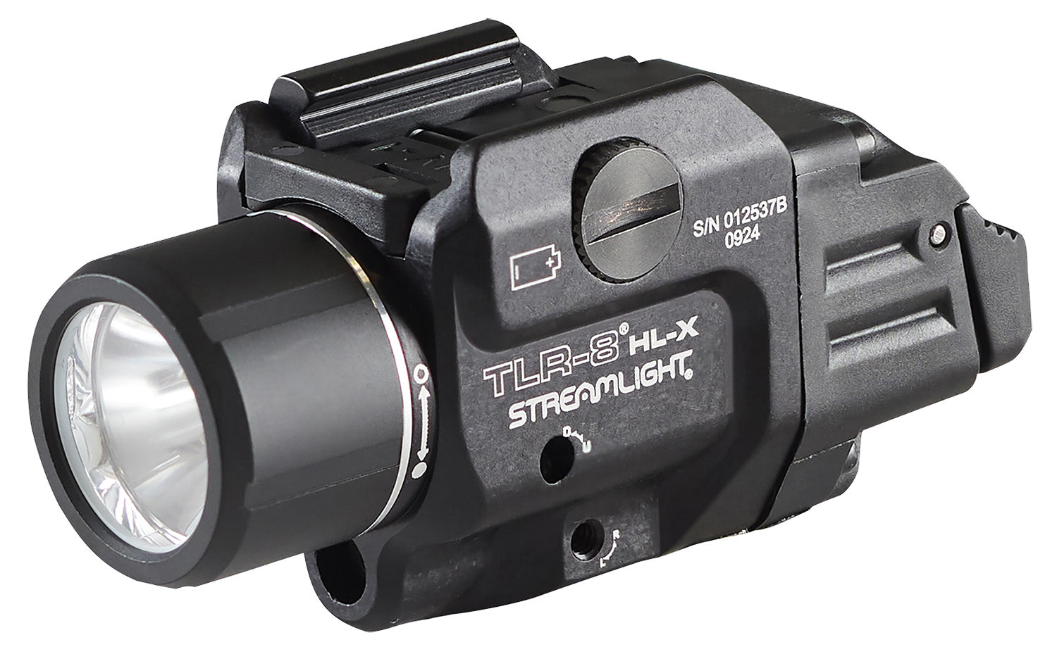 Streamlight 69465 TLR-8 Rail-Mounted Light and Red Laser Combo Black Aluminum 1000 Lumen