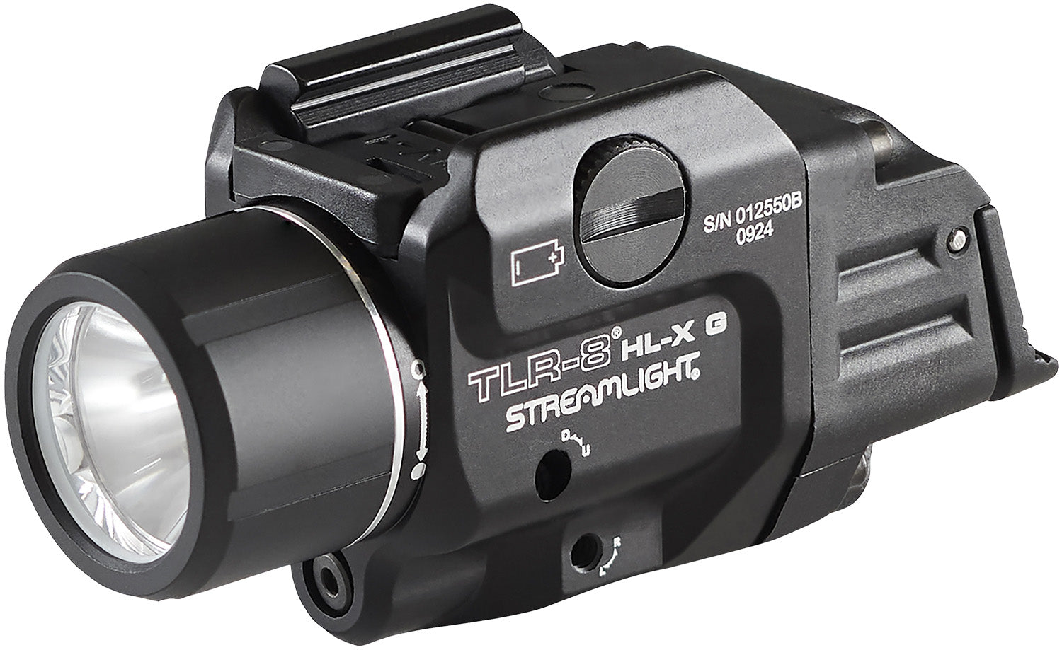 Streamlight 69475 TLR-8 Rail-Mounted Light and Green Laser Combo Black Aluminum 1000 Lumen