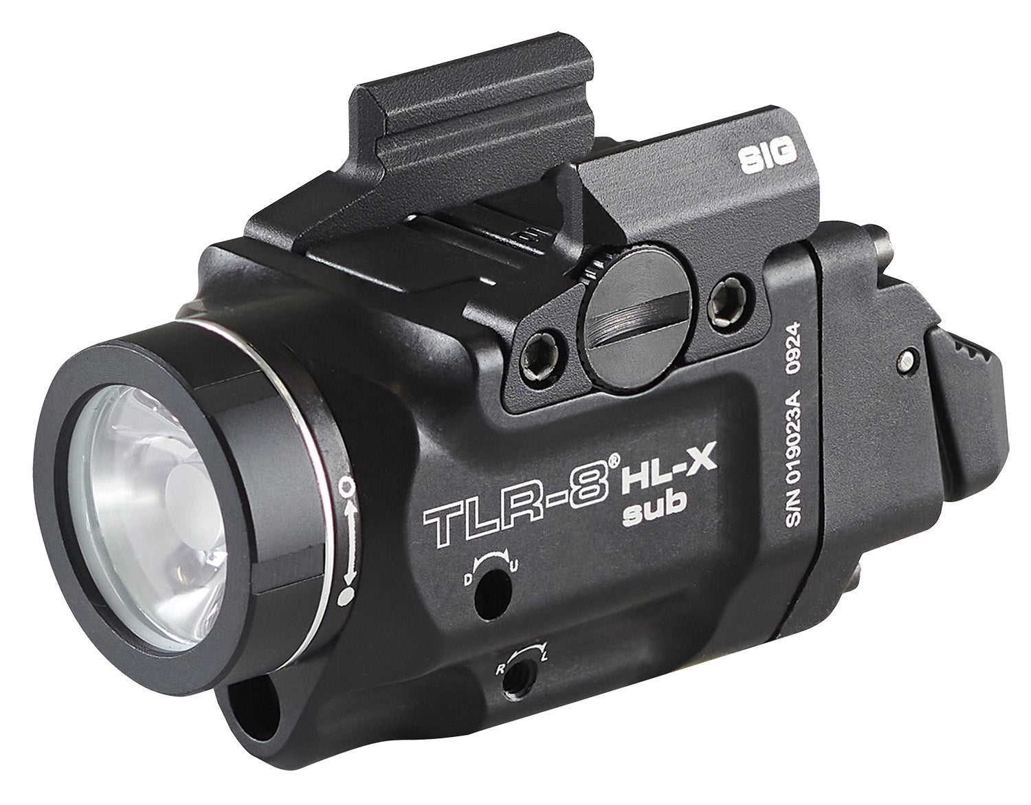 Streamlight 69467 TLR-8 Black Aluminum Sig Sauer P365/XL 1000 Lumen Light Red Laser