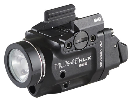 Streamlight 69467 TLR-8 Black Aluminum Sig Sauer P365/XL 1000 Lumen Light Red Laser