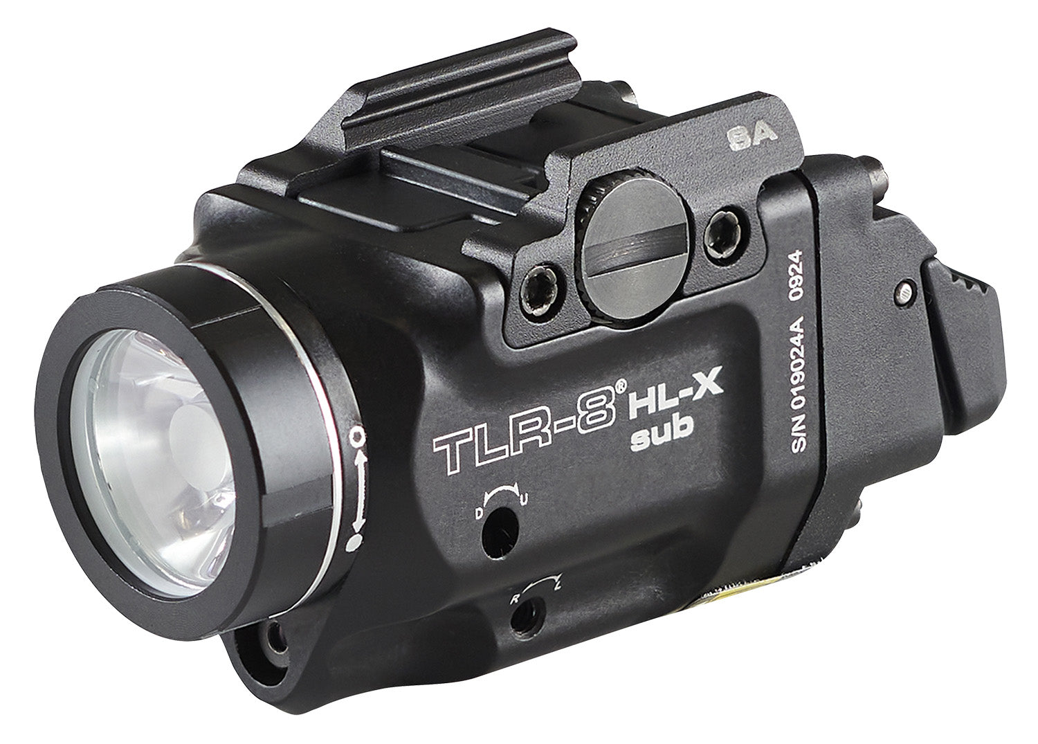 Streamlight 69469 TLR-8 Springfield Hellcat Rail Mount Light 1,000 Lumens Red Aiming Laser Black