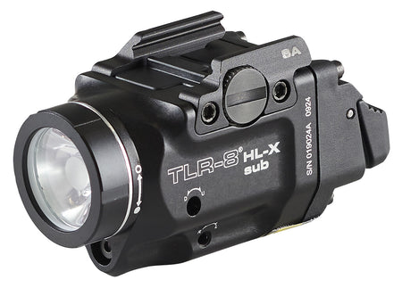 Streamlight 69469 TLR-8 Springfield Hellcat Rail Mount Light 1,000 Lumens Red Aiming Laser Black