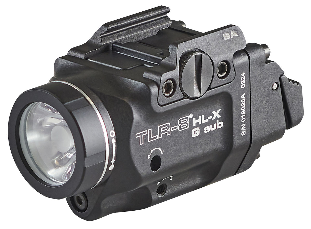 Streamlight 69479 TLR-8 Springfield Hellcat Rail Mount Light 500 Lumens Green Aiming Laser Black